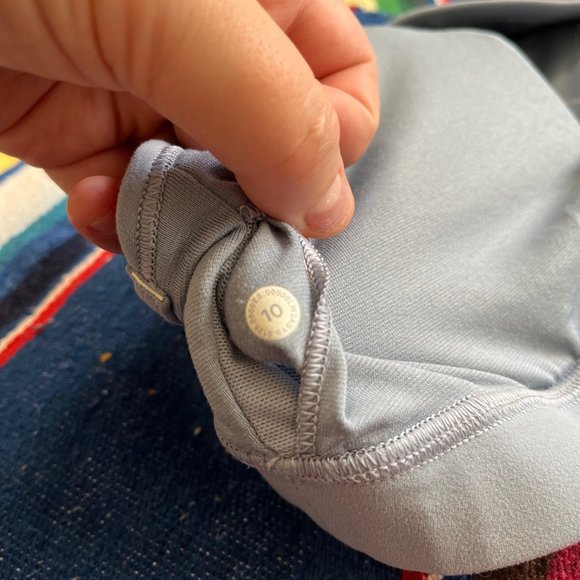 🧘♀️💙 Lululemon Sports Bra Size 10 Light Blue - Picture 4 of 4